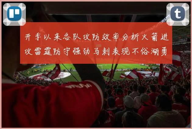 开季以来各队攻防效率分析火箭进攻雷霆防守强劲马刺表现不俗湖勇船均处中游