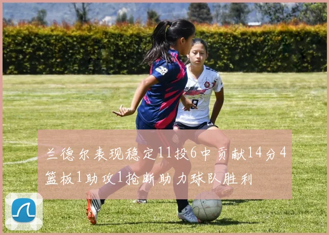兰德尔表现稳定11投6中贡献14分4篮板1助攻1抢断助力球队胜利